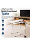 Folding Table 60x40x70cm Multifunction Table | Side Table for Laptop Computer Desk, Coffee & Dinner Tabler Foldable wooden Camping Portable Office, Home Table - 5