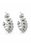Lunessa Curve Xuping Women's Steel Dangle Earrings Tarnish Resistant Silver Color |