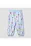 Girls Joggers with Heart Print - Elasticated Waist