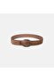 Women's Mink Vintage Buckle Suede Belt