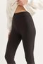 Women's Black Spanish Leg Full-Fit Leggings - 5