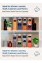 36 Pcs Airtight Food Storage Container with Lids Set, Kitchen & Pantry Organization, BPA Free, Plastic Canisters with Durable Lids Ideal for Cereal, Flour & Sugar, With Labels and Marker - 4