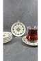 Zühre Yeşilyonca Porcelain 6-Piece Tea Plate Set - 4