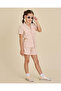 Girls Pink Printed Shirt - 2