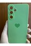 Samsung Galaxy S24 Fe Heart Printed Inside Velvet Premium Silicone Phone Case - 3