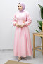 Double Buckle Pencil Dress Tsd260243 Pink - 6