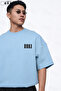 Life on the Go Printed Large Size Unisex T-Shirt Tracksuit Set - 4