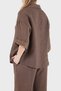 100% Linen Brode Detailed Short Sleeve Shirt Shirt 69912875 - 3