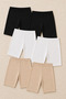 Women's Clothing Cotton & Modal 6 Pieces Above Knee Leggings Ll.K41.O33.001