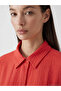 Vizyon New Season Red Textured Women's Shirt - 3