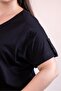 Women's Plus Size V-Neck Blouse with Sleeve Epaulettes - 7