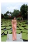 Eh Collection Floral Appliqué Satin Dress - 5