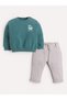 Boys 2pc Set – “07 Legendary League” Print Sweatshirt & Jogger Pants - 2
