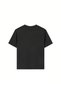Printed Black - White - Pink 3-Piece Children's T-Shirt 100% Cotton Short Sleeve Knitted Crew Neck - 4