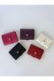Faux Leather, Snap Closure, Minimalist Women's Wallet and Card Holder - 3