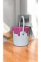 Decorative Paint Bucket Pen Holder Colored Pencil Organizer Desktop Pencil Box Office and Children's Room Decor - 8