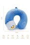 Children's Visco Travel Neck Pillow - Orthopedic Memory Foam Fun Animal Figure Sleeping Companion - 5