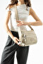 Klinkır Multi-Pocket Water-Resistant Beige Crinkle Shoulder Bag / Shoulder Bag