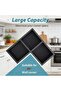 Extra Large Kitchen Utensils Holder with 3 Compartments, Corner Utensil Caddy for Countertop - 4