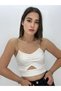 Άσπρο crop top — s - 3