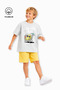 Lemon Printed Casual Short Sleeve Summer Boy's T-Shirt - 2