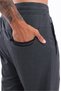 Merserize Premium Textured Zipper Pocket Straight Leg Men's Sports Pants Sweatpants - 7
