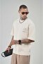 تي شيرت مطرز بنمط عرقي كبير الحجم - 3