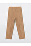 Yellow Loose Fit Women's Pleated Fabric Trousers - 6