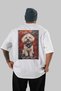 For Dog Lovers 34 White Oversize T-Shirt with Dog Print on the Back 100% Cotton Unisex Dog Lover Premium Design - 2
