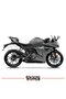 ملصق CFMOTO 250SR مصنوع من رقائق الكربون لتغطية الجزء الأوسط من الهيكل