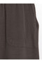 Elastic Waist Linen Blend Women's Trousers (S6) - 6