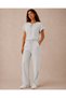 Women's Loose Blouse and Straight-Leg Pants Set Casual Comfortable Two-Piece Set - 2