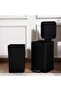 Oscar Metal Pedal Bin 34x27.6x44cm 20l - Black - 5