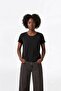 Bridget Cotton Linen Short Sleeve Women's T-Shirt - 3