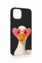 iPhone 14 Compatible Silicone Case with Duck Pattern - 3