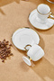 Zenora 2-Person 90 ml Porcelain Coffee Cup Set Ckr4527 - 4