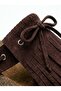 Women's Mc220 Genuine Suede Leather Tasseled Orthopedic Cork Sole Slippers - 7