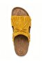 Women's Mc220 Genuine Suede Leather Tasseled Orthopedic Cork Sole Slippers - 3