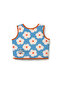 Blue Daisy Patterned Children's Swimming Vest - 3