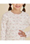 Girls White Printed T-Shirt - 4