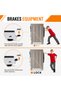 Adjustable Appliance Base Stand with Wheels, Heavy Duty Steel Furniture Mover, Anti-Slip Pads, Brake Lock, 45-70cm, 200KG Capacity - 7