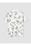 Rmz Gi̇yi̇m Farkiyla Devrik Roba Collar Embroidered Pique Men's T-Shirt - 7