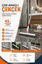 Telescopic Handle Squeegee Wiper Glass Tile Floor Bathroom Shower Cabin Cleaner Practical Water Suction Apparatus - 3