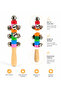 2-Piece Maracas with Bells and 2-Piece Wooden Maracas Fun Educational Music Set - 3
