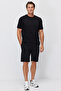 Men's Elastic Waist Pocketed Shorts - 7