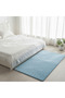 Soft Quilted Floor Mat | Light Blue | 100×150 cm | Anti-Slip Comfort Rug for Living Room, Bedroom & Bathroom - 4