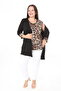 Women's Cardigan Aklet 2-Piece Large Size Set