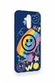 Huawei Mate 20 Lite Compatible Happing Smile Patterned Silicone Case - 4