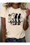 Women's Mix Printed Crew Neck Regular Fit T-Shirt
