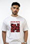 Death Note_12 Design Printed Oversize White T-Shirt